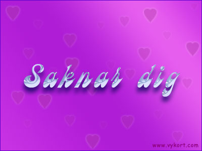 Saknar dig