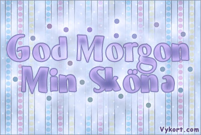 God morgon